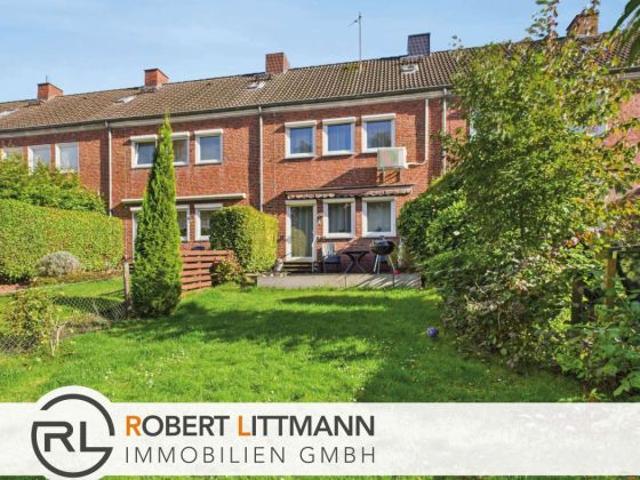 Modernisiertes Reihenmittelhaus mit schönem Garten in Delmenhorst, Deichhorst