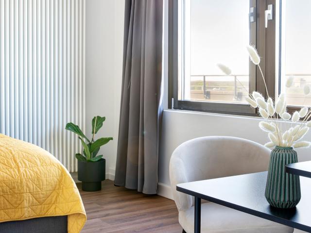 Modernly designed apartment in the city center with a great view over Bremen