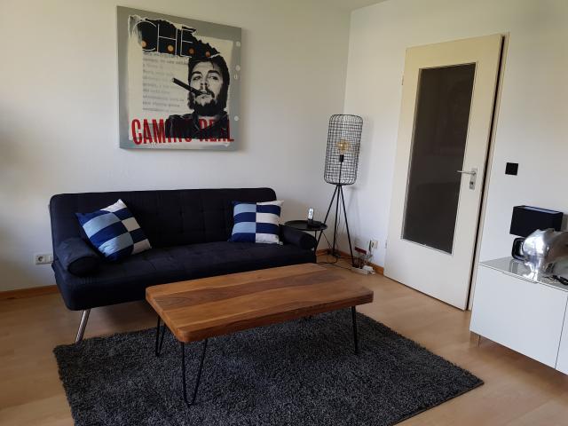 Modernly furnished 1 room apartment in a central and yet quiet location, for long term rental, for immediate rental, at least for 1year with option of extension