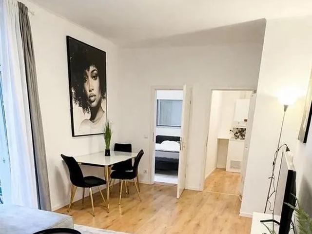 Modernly furnished 2 room apartment with balcony