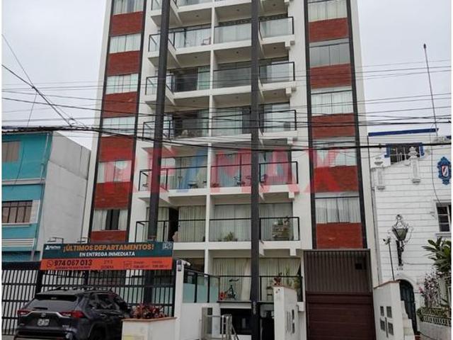 ¡Moderno Departamento De Estreno En Pueblo Libre! 1.Er Piso Con Terraza Y Vista Exterior