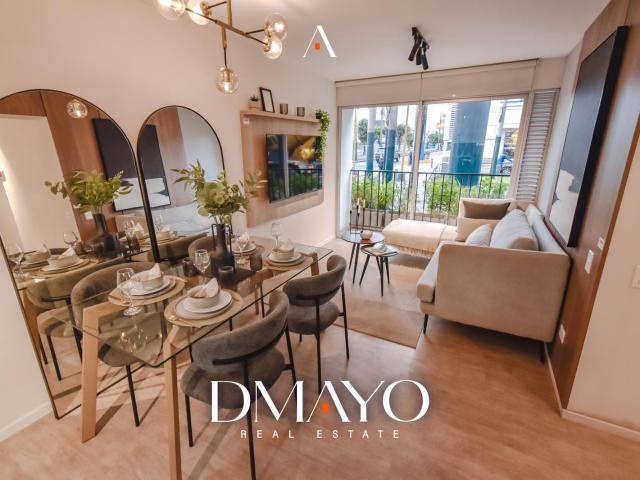 Moderno departamento en venta de 2 dormitorios con Estudio 64 m2