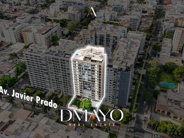 Moderno departamento en venta o alquiler con 3 dormitorios,2 Estacionamientos en J.Prado San Isidro