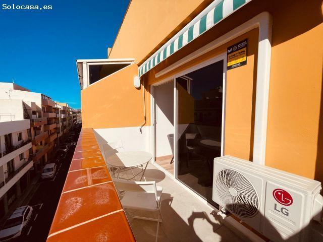 Moderno estudio con terraza y wifi, corta estancia