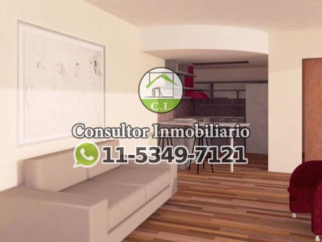 Luminoso Monoambiente en Semipiso Bajas expensas Apto Profesional en Villa Crespo