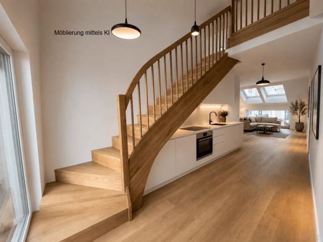 modernster NEUBAU ERSTBEZUG in Innenstadt und TU Nähe ! Coole loftartige DG Maisonette mit Balkon !