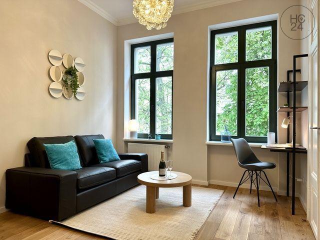 Modisch möblierte und charmante Wohnung in Leipzig / Centrum Süd