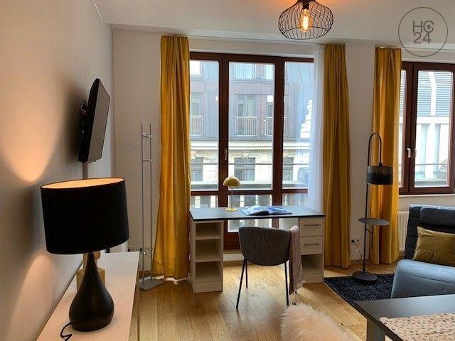 Modisch möbliertes und charmantes Studio Apartment in der Innenstadt von Leipzig mit Balkon