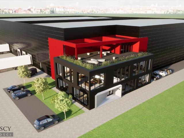 Nowoczesna hala magazynowo biurowa 9538 m² z biurami polecam