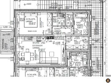 Mogersdorf: Ruhige Wohnung mit Terrasse