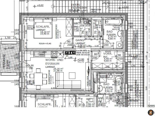 Mogersdorf: Ruhige Wohnung mit Terrasse