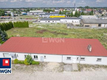 Budynek biurowo socjalny i teren inwestycyjny w Mogilnie