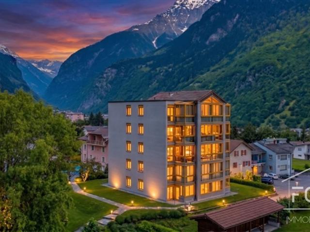 Möglichkeiten in Vernayaz – 4,5 Zimmer, funktional mit beheizter Veranda und 2 Parkplätzen