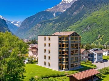 Möglichkeiten in Vernayaz – 4,5 Zimmer, funktional mit beheizter Veranda und 2 Parkplätzen