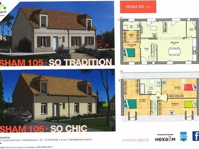Moigny sur Ecole 91490 Programme neuf maison neuf à vendre 5 pièces
