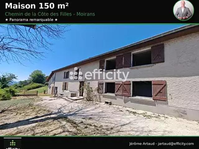 Moirans 38430 Achat / Vente maison 6 pièces t6 jardin terrasse