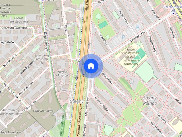 Mokotów Stegny ciche ładne Ciche