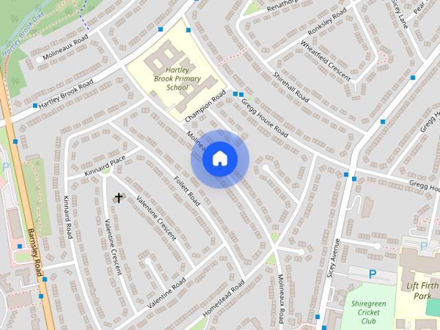Molineaux Road, Sheffield Lane Top