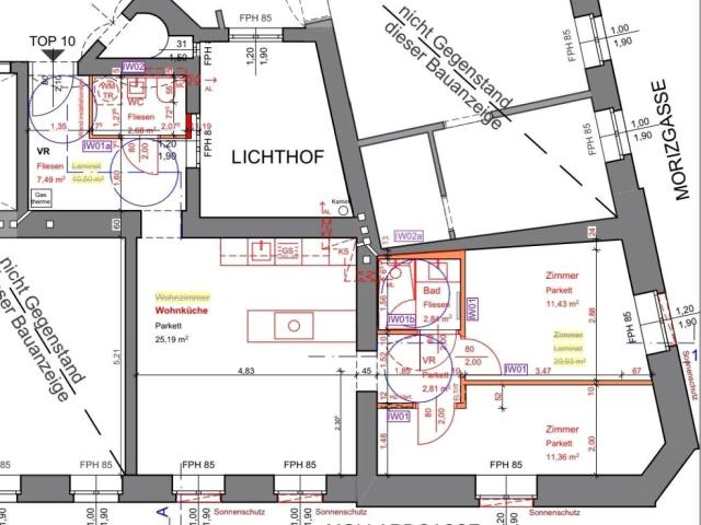 Mollardgasse: Sanierungs Erstbezug + 3 Min. zur U4 + Perfekte Wohnlage + Süd /Ost Ausrichtung + Klima Sonderwunsch