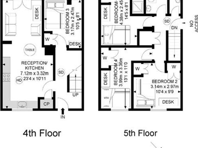 Mollis House, London, E3 4 bed flat to rent £3,650 pcm £842 pw