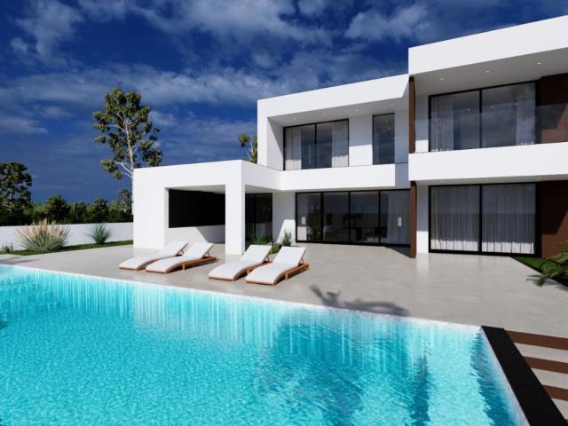 Moradia moderna em construção com piscina e estacionamento c. 300m² Albufeira e Olhos de Água