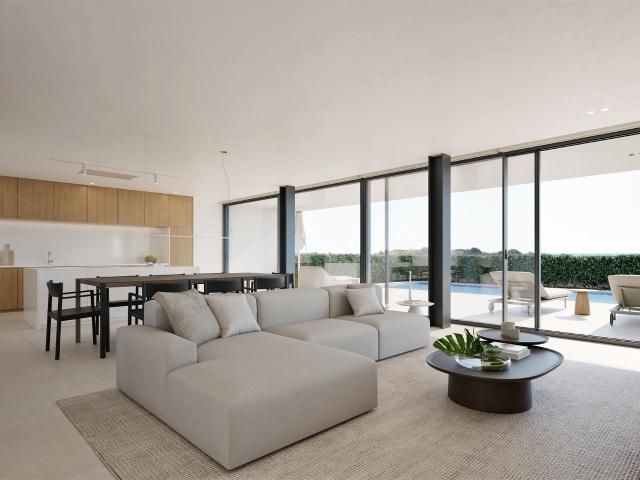 Moradia contemporânea com garagem, piscina, jacuzzi, jardim. 0m² Lagos