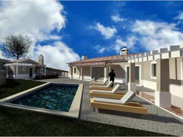 Moradia contemporânea em construção com piscina e garagem. 284m² Salir De Matos