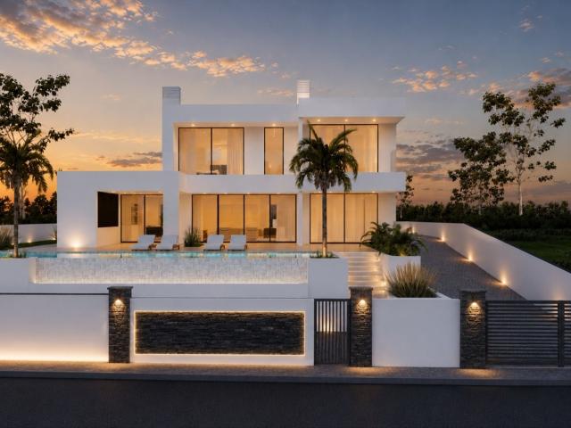 Moradia contemporânea isolada com 3+1 quartos com areas ampl. 184m² Albufeira e Olhos de Água
