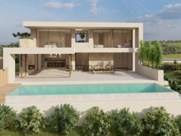 Moradia de luxo inserida num Golfe Resort junto à praia e com vista Mar