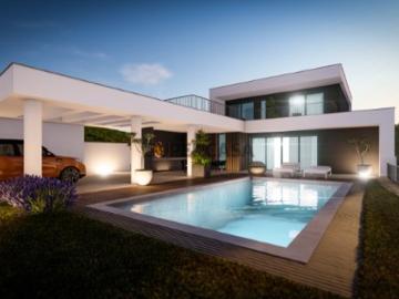 Moradia de luxo no Arelho com vista Foz Em projecto para construção