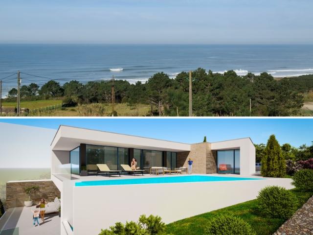 Moradia de Luxo V3 com Piscina Infinita no Sítio da Nazaré