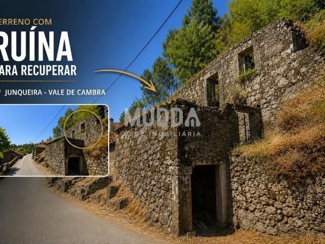 Moradia em Ruína com 411m² de Terreno – Junqueira Vale de Cambra