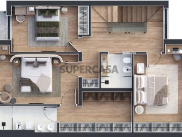Moradia Geminada Moderna com Piscina e Jacuzzi Disponível em Agosto de 2026