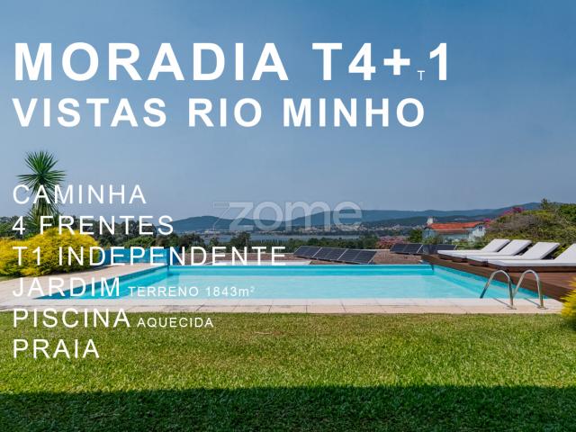 Moradia T4+1 em Caminha vistas para o Rio Minho