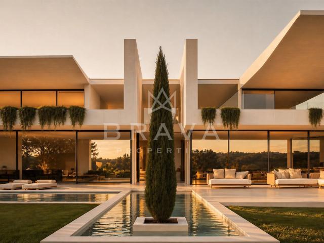 Moradia T4 com piscina, espelho de água e rooftop em Vilamou. 960m² Quarteira
