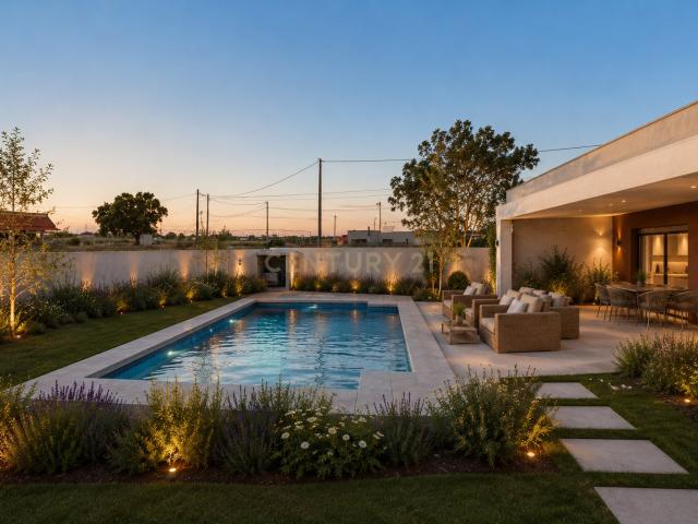 Moradia T4 Térrea de Luxo no Condomínio Privado “HANJOS VILL. 146m² Quinta do anjo