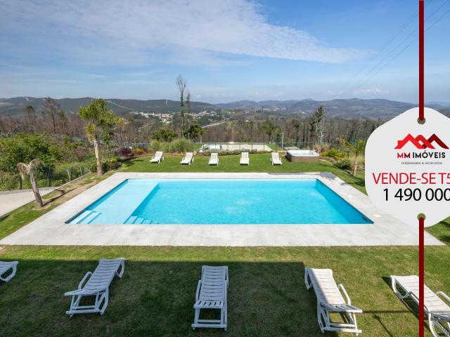 Moradia T5+1 | 4 Frentes | Jardim | Piscina | 5 Suites | Renovada