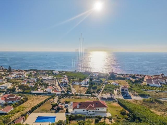 MORADIA T7 EXCLUSIVA COM VISTA FRONTAL DE MAR | 5.000 m² | PISCINA INFINITY | PRAIA DAS MAÇÃS|COLARES