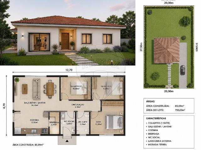 Moradia T2 à venda em Castêlo da Maia, Maia RE/MAX Portugal