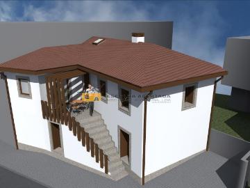 Moradia T2 com Projeto Incluído no Centro de Melres