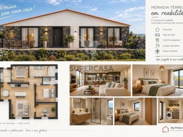 Moradia T2 em São Bartolomeu de Regatos