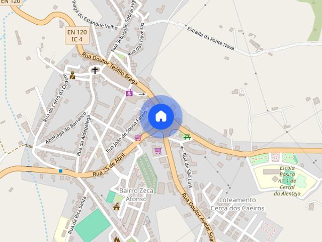Moradia T2 para alugar em Santiago do Cacém