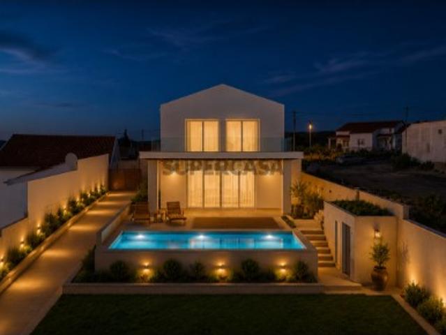 MORADIA T3 NOVA COM PISCINA E VISTA SERRA EM LOTE 795 M2 | Vilar, Cadaval