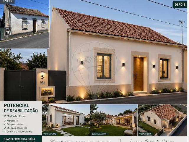 Moradia T3 à venda em Pampilhosa, Mealhada RE/MAX Portugal