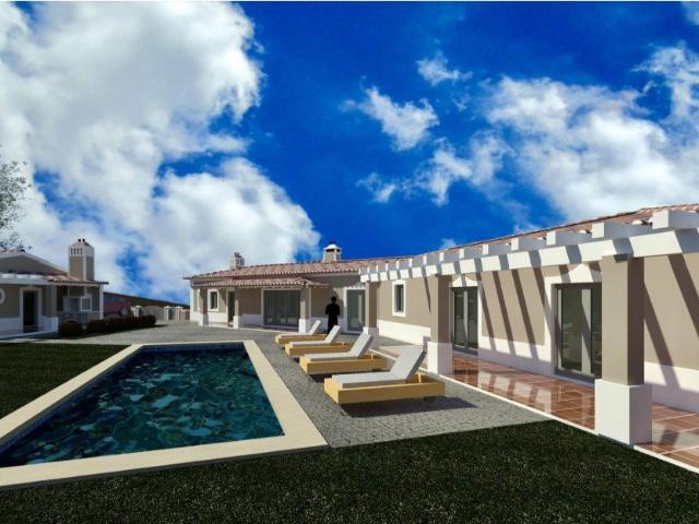 Moradia, T3, c/ piscina e garagem terreno 1197,52m2 Cald. 0m² Salir De Matos