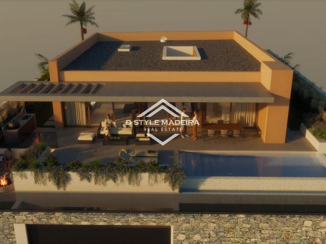 Moradia T3 com piscina e vista panorâmica, Calheta, Ilha da Madeira