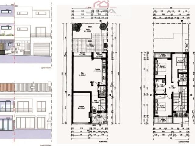 Moradia T3 com Sótão, Garagem e Quintal Amplo em Construção no Centro de Vila Nova de Cacela