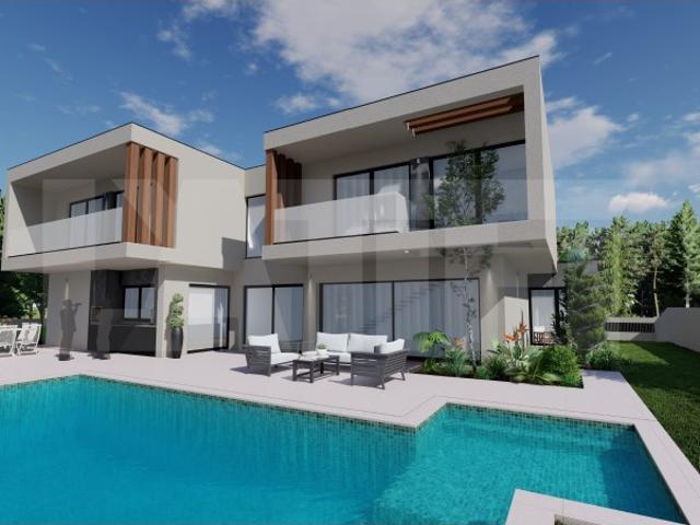 Moradia T3 de luxo com dois pisos em Belverde, com piscina, jardim e acabamentos premium