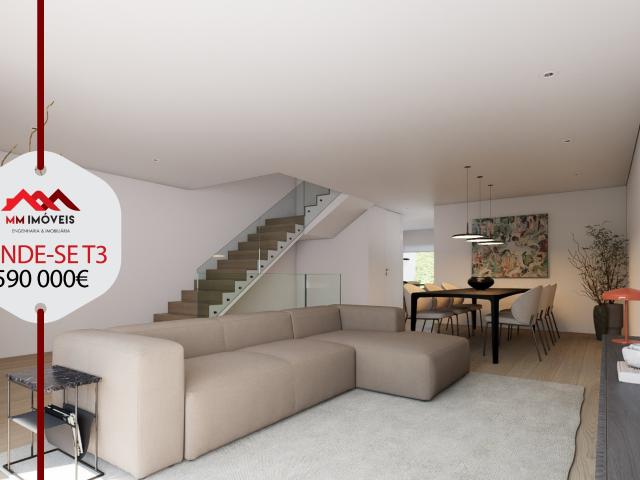 Moradia T3 | Gondomar | NOVA 2027 | Piscina | Terraço | Jardim | Garagem Box