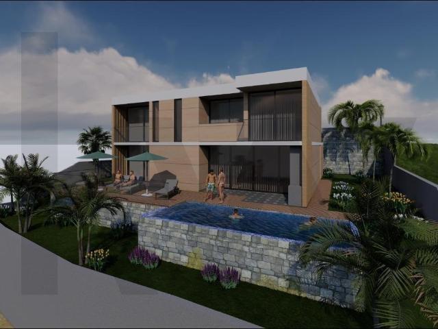 Moradia T3 Localizada na Calheta, com uma Arquitetura Contemporânea, moderna e com piscina